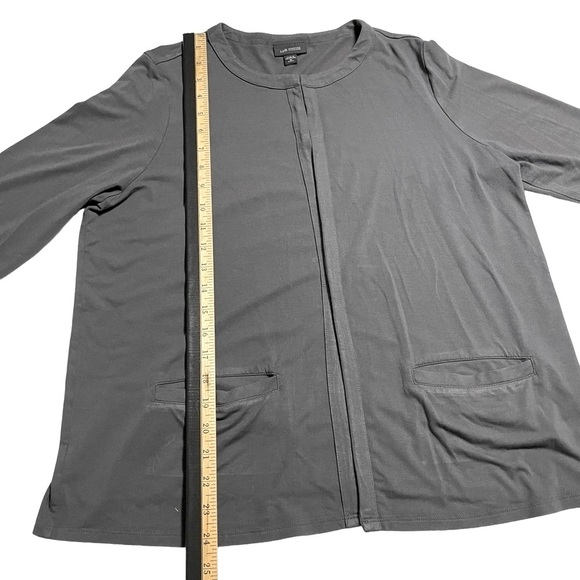 J.Jill Wherever Long Sleeve Cardigan. Size M Dark Gray. - Picture 11 of 12